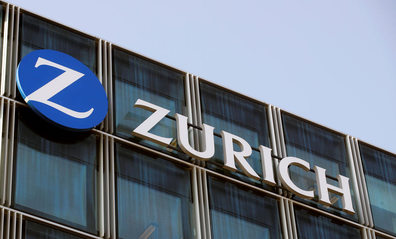 © Reuters. Logo of Zurich insurance is seen at an office building in Zurich