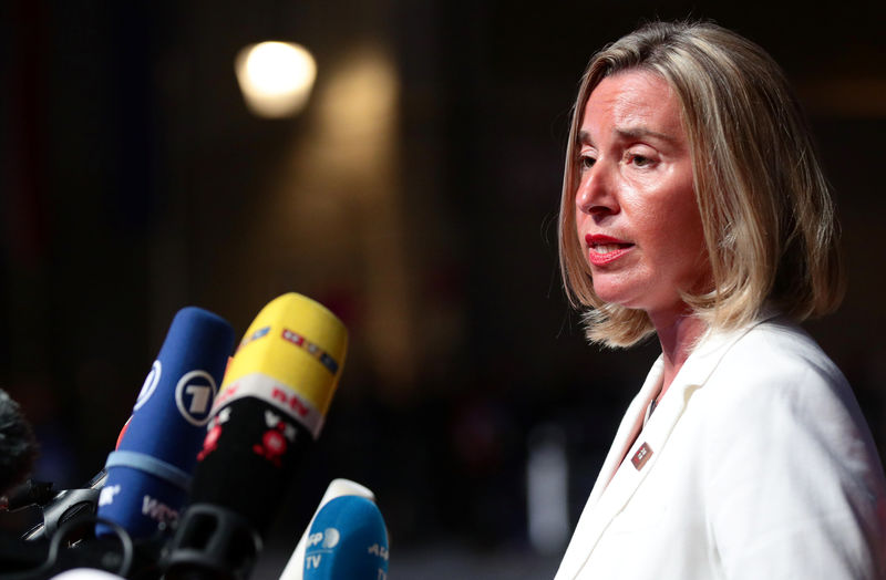 © Reuters. Chefe de política externa da UE, Federica Mogherini