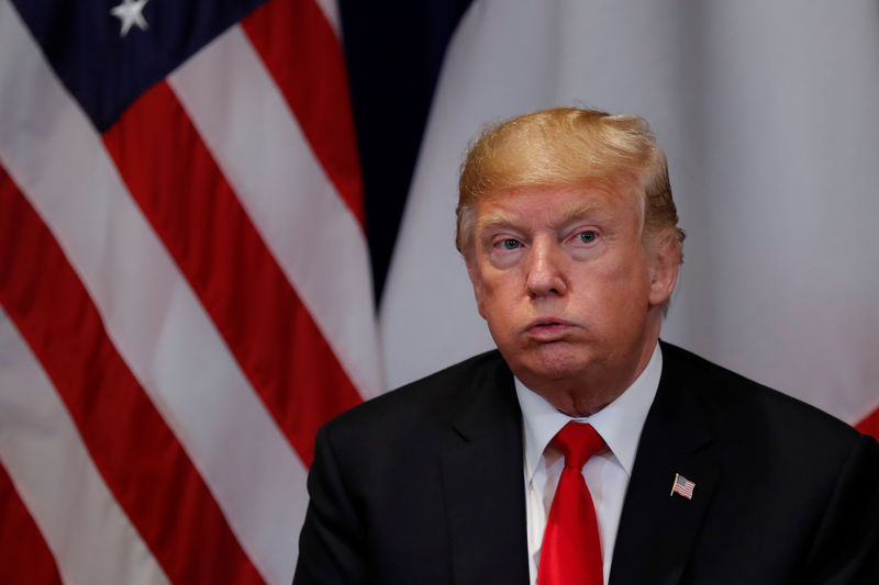 © Reuters. Il presidente degli Stati Uniti Donald Trump ieri all'Onu