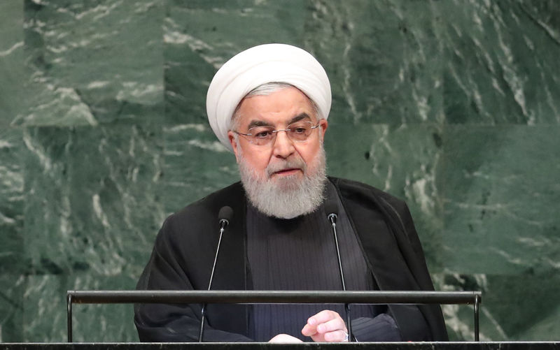 © Reuters. روحاني ينتقد أمريكا بسبب سياستها العدائية ويقول إن أسلوبها محكوم عليه بالفشل