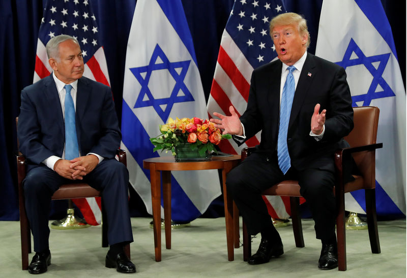 © Reuters. ترامب يقول إنه يريد حل الدولتين للصراع الفلسطيني الإسرائيلي