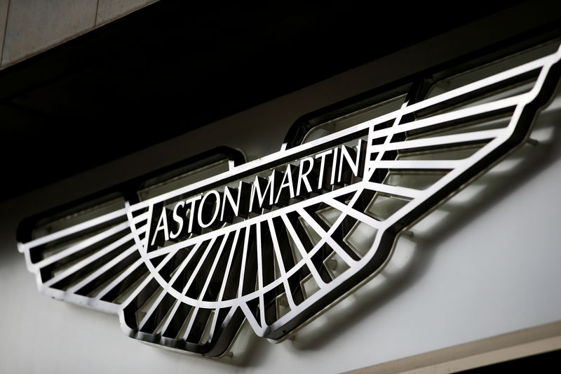 © Reuters. Logo da Aston Martin