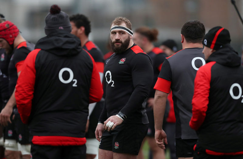 © Reuters. FILE PHOTO: Joe Marler during England Training