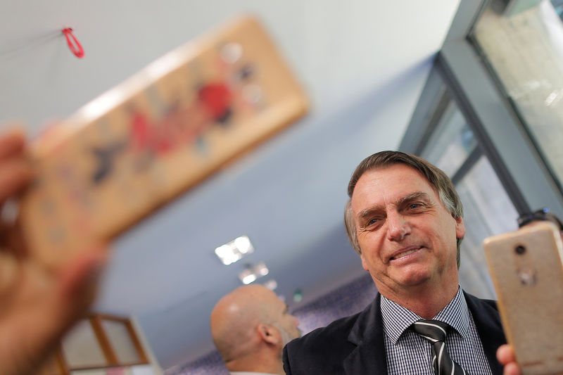 © Reuters. Candidato do PSL à Presidência, Jair Bolsonaro