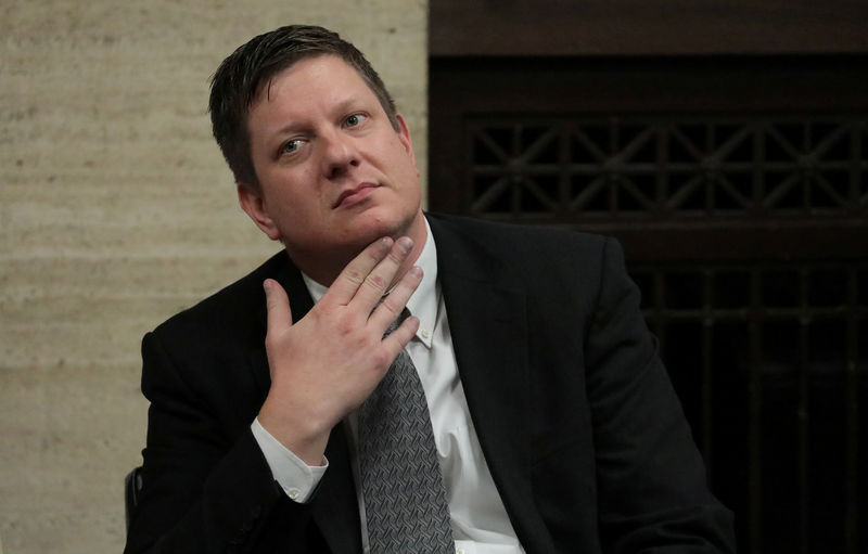 © Reuters. Policial de Chicago Jason Van Dyke em tribunal de Chicago