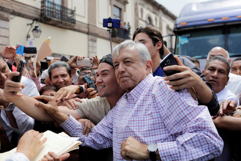 © Reuters. Presidente eleito do México, Andrés Manuel López Obrador