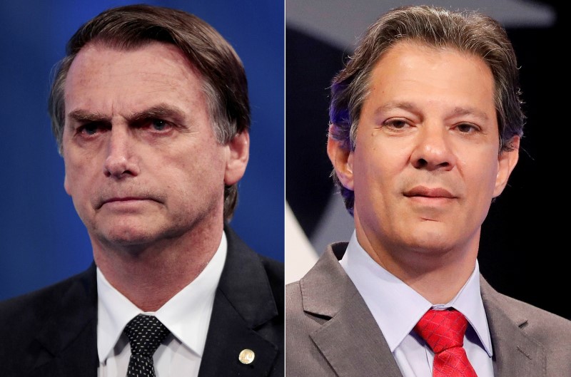 © Reuters. المرشح الأوفر حظا في انتخابات البرازيل يتعهد بتقليص حجم الحكومة