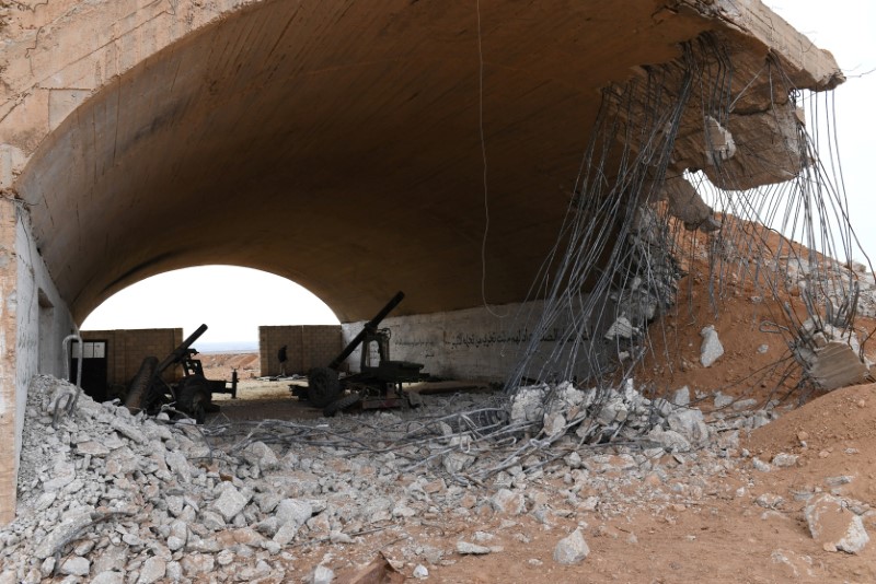 © Reuters. الأناضول: المعارضة السورية تستكمل سحب الأسلحة الثقيلة من إدلب الاثنين
