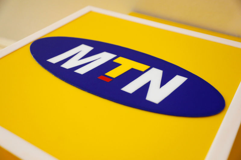 © Reuters. FILE PHOTO: The logo of MTN is pictured in Abuja