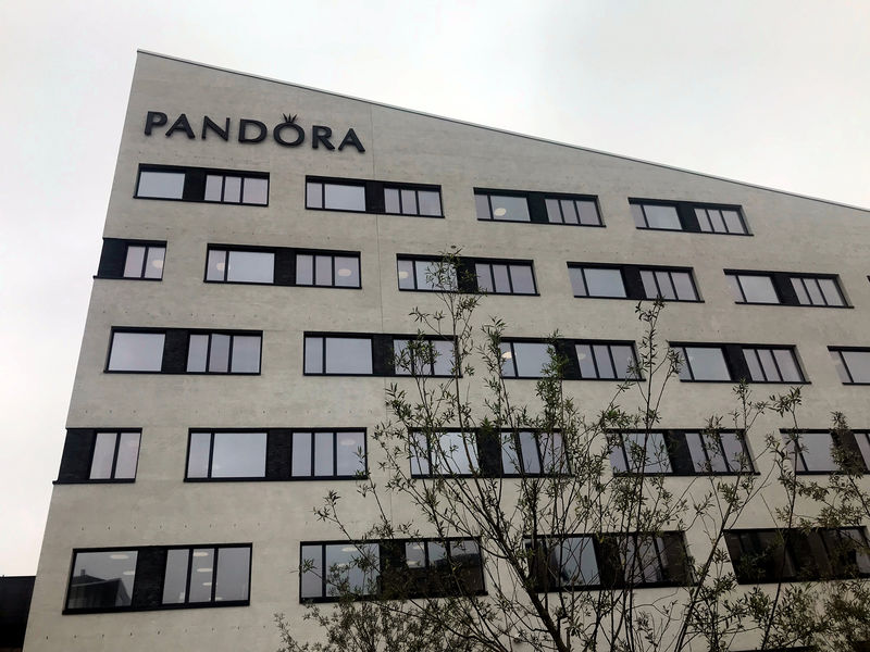 © Reuters. A general view of the Pandora headquarters in Copenhagen