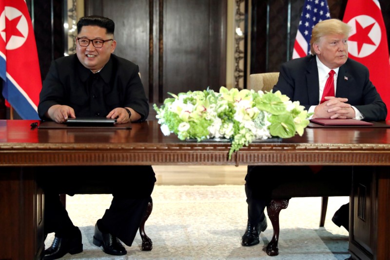 © Reuters. ترامب: القمة مع زعيم كوريا الشمالية ستنعقد بعد انتخابات الكونجرس