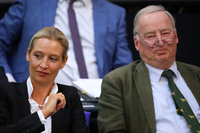 © Reuters. Budget debate at the lower house of parliament Bundestag in Berlin