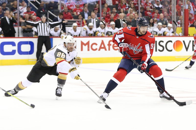 © Reuters. NHL: Vegas Golden Knights at Washington Capitals