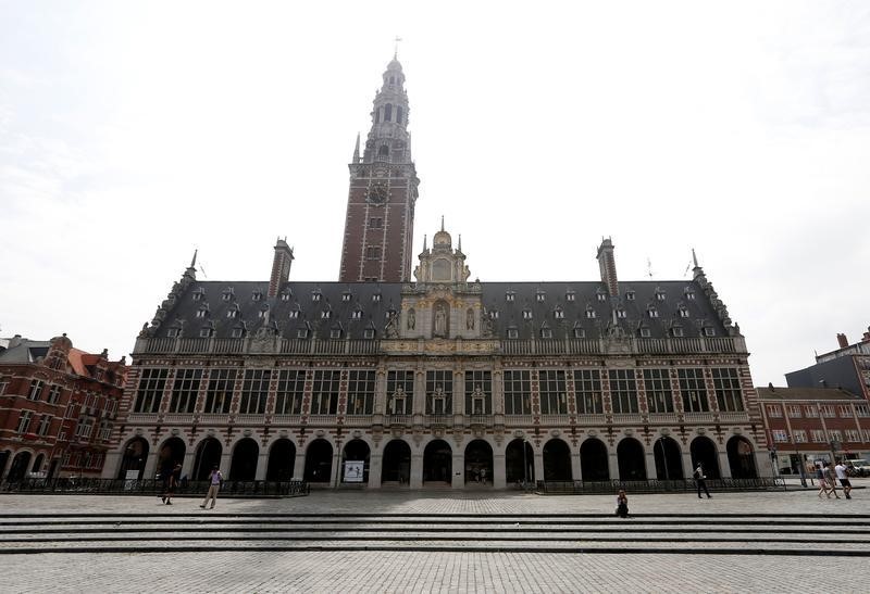 © Reuters. The library of the university KU Leuven is pictured in Leuven