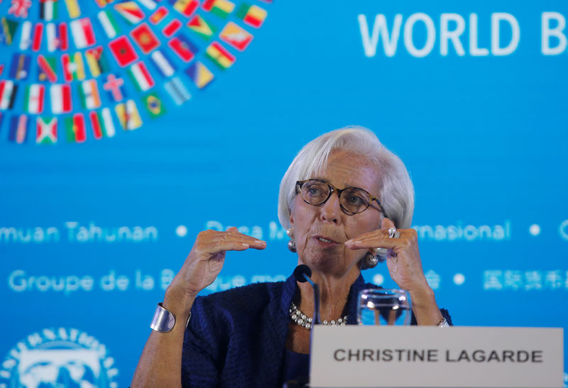 © Reuters. Diretora-gerente do Fundo Monetário Internacional (FMI), Christine Lagarde, durante reunião em Bali, Indonésia