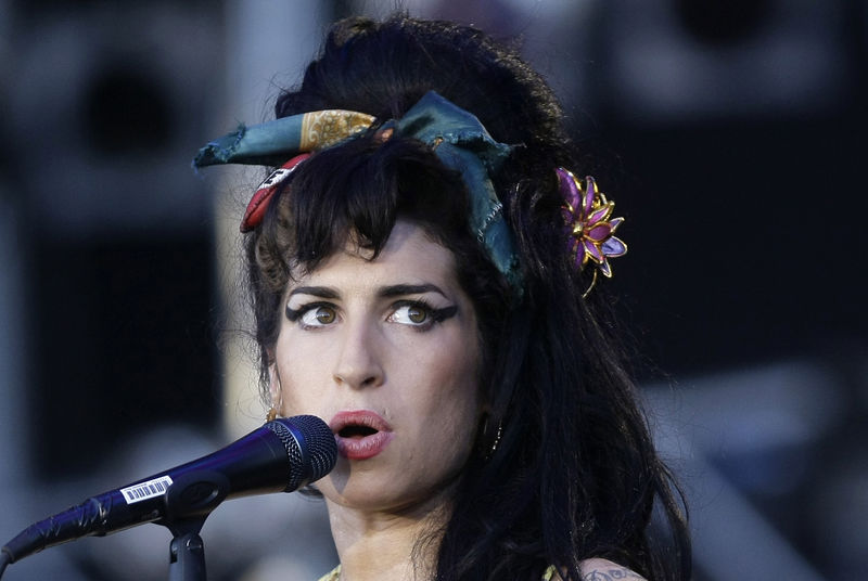 © Reuters. Cantora britânica Amy Winehouse, morta em 2011, durante apresentação do "Rock in Rio" em Arganda Del Rey, perto de Madri