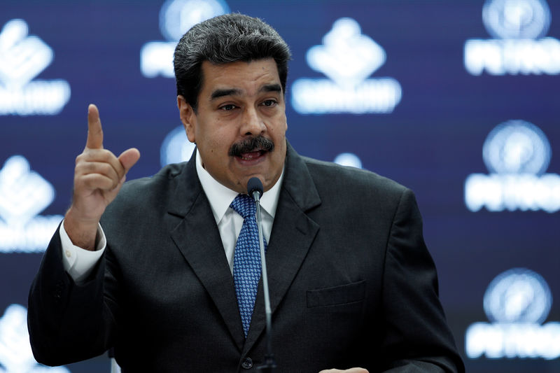 © Reuters. Imagen de archivo del presidente de Venezuela, Nicolás Maduro, durante un evento en Caracas