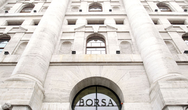 © Reuters. Milan stock exchange building is seen in downtown Milan