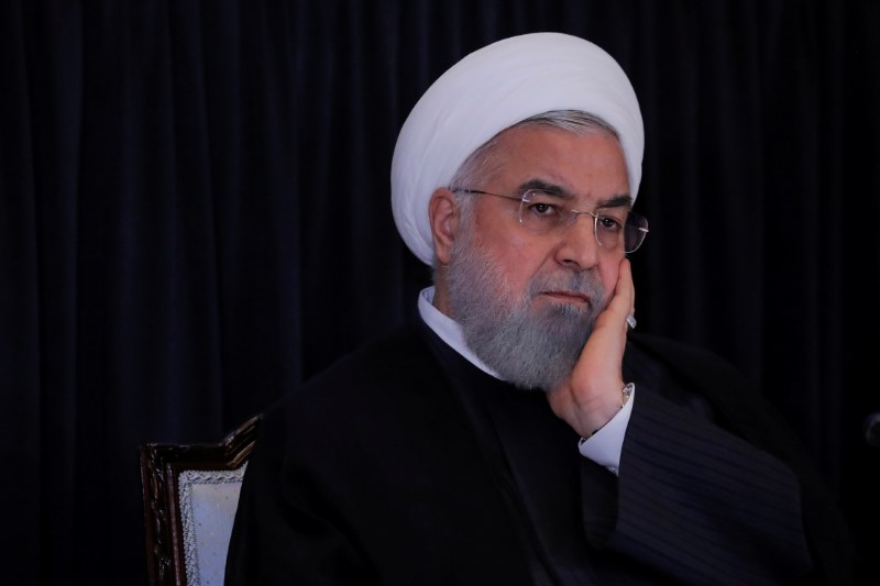 © Reuters. روحاني: أمريكا تسعى إلى تغيير نظام الحكم في إيران