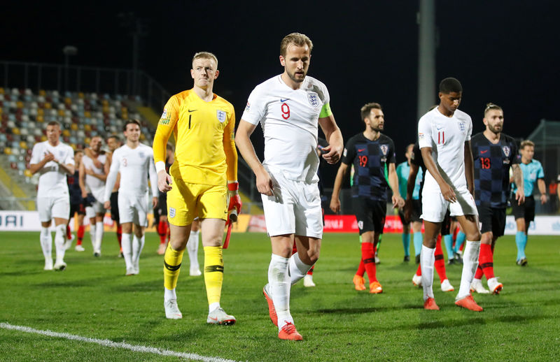 © Reuters. Liga de las Naciones de la UEFA - Liga A - Grupo 4 - Croacia contra Inglaterra