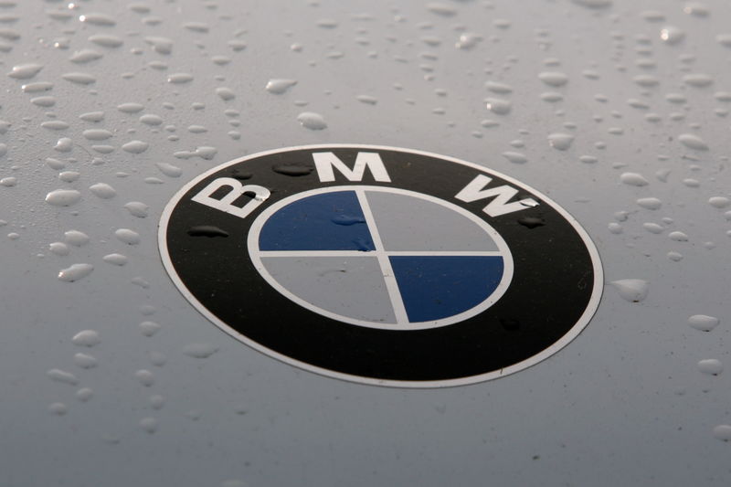 © Reuters. General View of BMW Badge