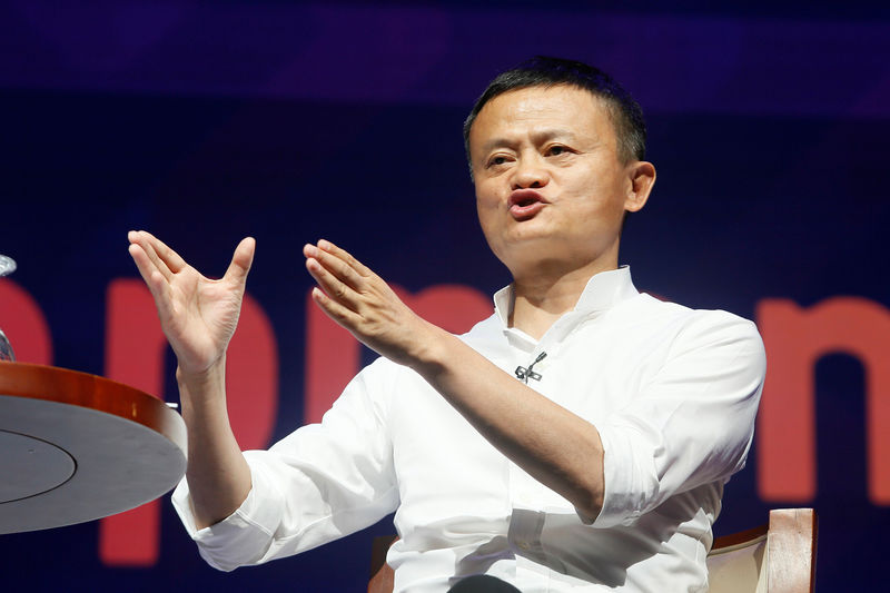 © Reuters. Presidente-executivo do grupo chinês Alibaba, Jack Ma