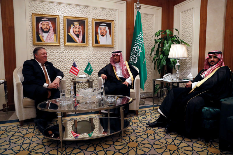 Image result for Pompeo meets Saudi king over Khashoggi case, Turks to search consul's residence