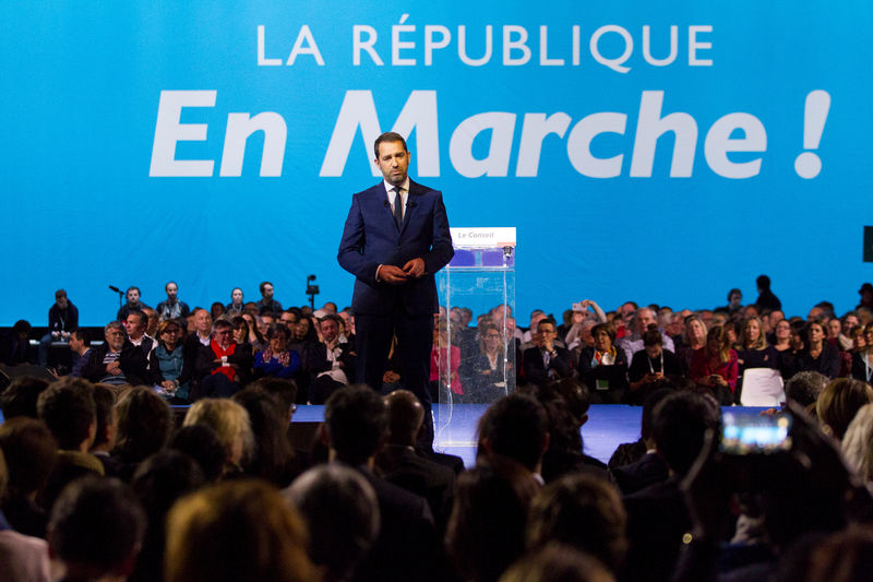 © Reuters. VERS UN INTÉRIM À LA TÊTE DE LA RÉPUBLIQUE EN MARCHE