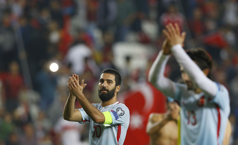 © Reuters. La fiscalía turca pide 12 años de cárcel para Arda Turan