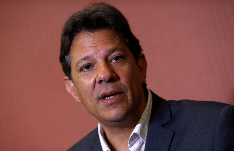 © Reuters. Candidato do PT à Presidência, Fernando Haddad