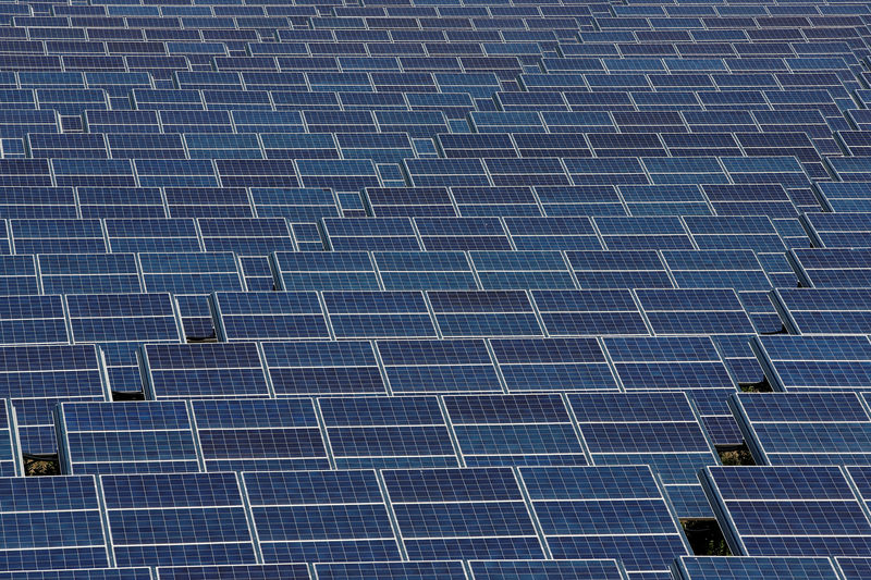 © Reuters. Solar panels to produce renewable energy are seen at the Urbasolar photovoltaic park in Gardanne