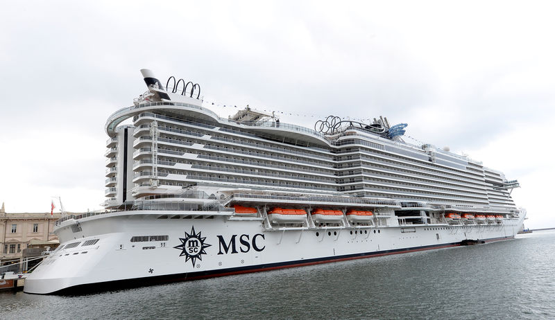 © Reuters. La nuova nave da crociera "Seaview" della MSC