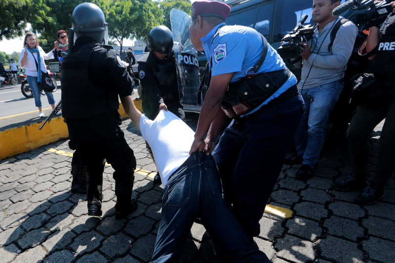 © Reuters. Amnistía Internacional dice tener documentadas "posibles ejecuciones extrajudiciales" en Nicaragua