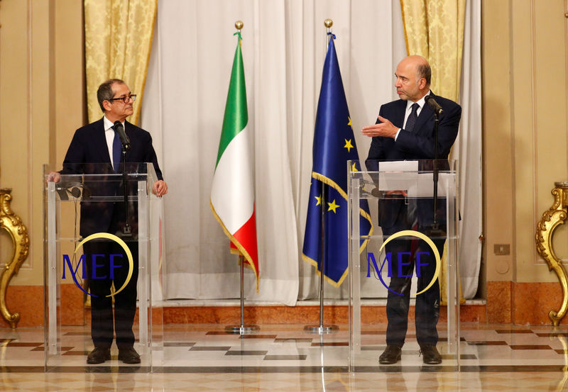 © Reuters. Italia defiende presupuesto ante advertencia de UE de una violación de reglas 