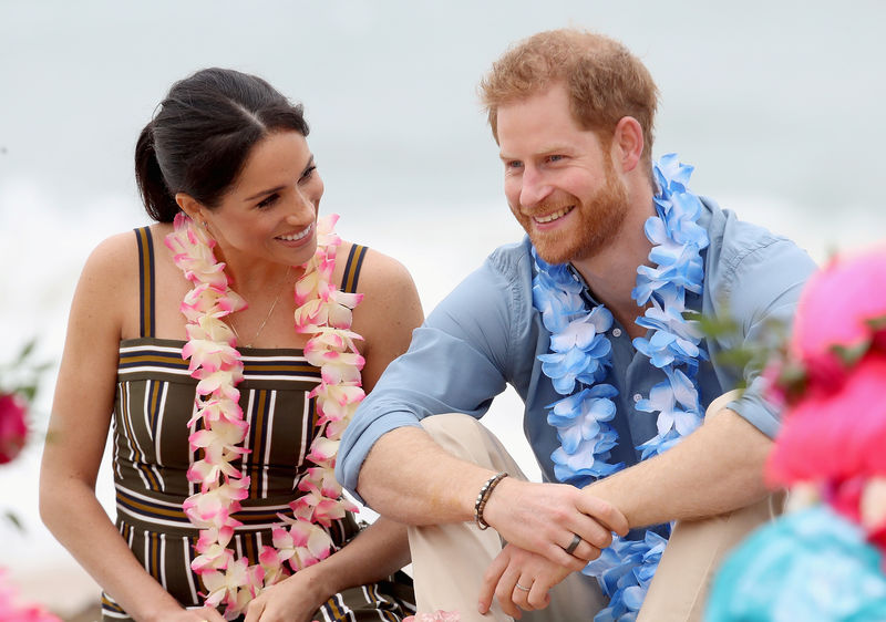 © Reuters. Príncipe Harry e Meghan Markle participam de cerimônia em Sydney, na Austrália