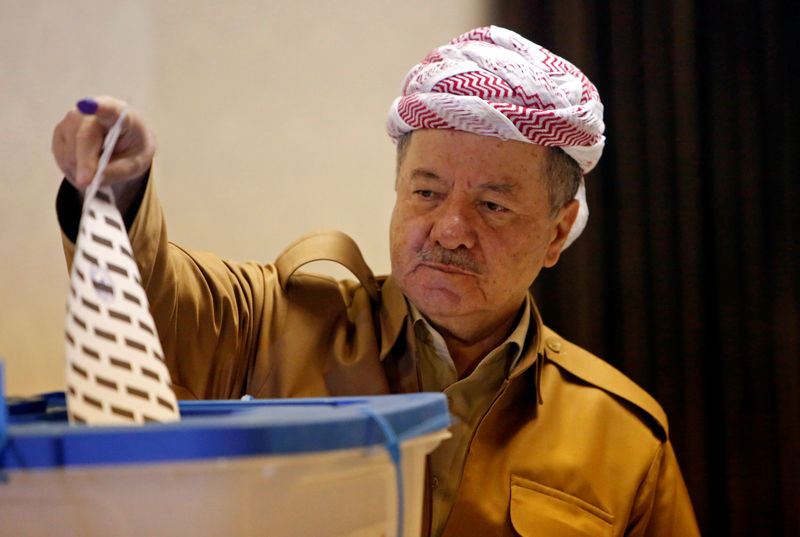 © Reuters. الحزب الديمقراطي الكردستاني الحاكم يتصدر الانتخابات البرلمانية في كردستان العراق