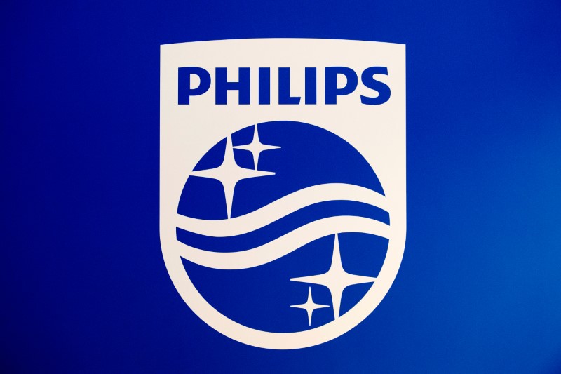 © Reuters. Philips logo is seen in Best