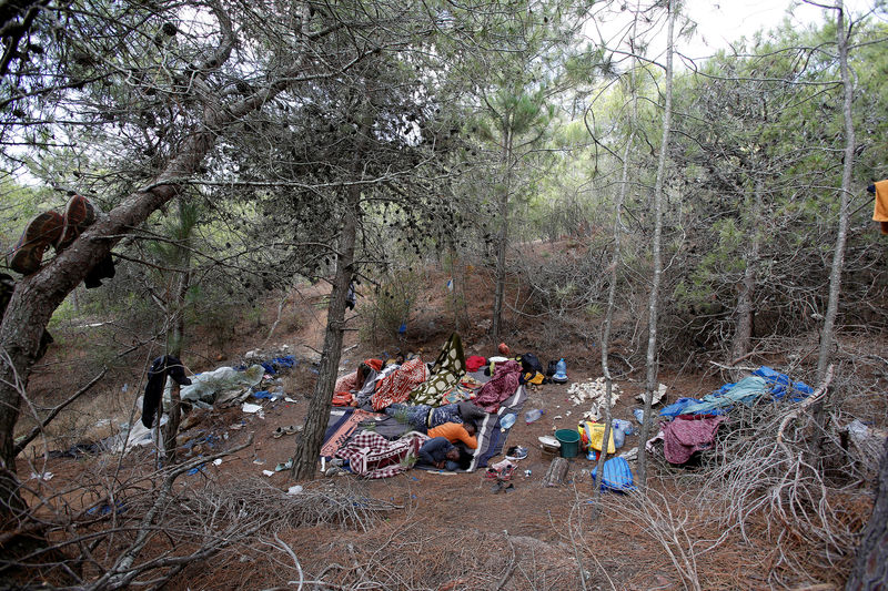 © Reuters. المغرب يعتزم ترحيل 141 مهاجرا بعد محاولة اقتحام سياج حدودي مع إسبانيا