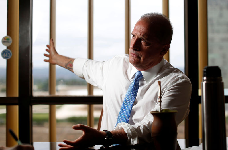 © Reuters. Deputado Onyx Lorenzoni durante entrevista à Reuters em Brasília