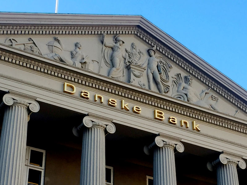 © Reuters. FILE PHOTO: General view of the Danske Bank building in Copenhagen