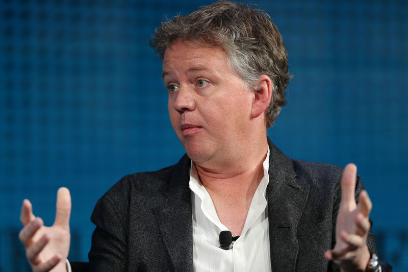 © Reuters. Co-founder and CEO of CloudFlare Prince speaks at the Wall Street Journal Digital conference in Laguna Beach
