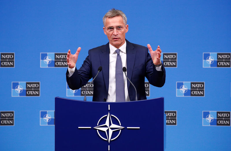 © Reuters. NATO defence ministers meeting at the Alliance headquarters in Brussels