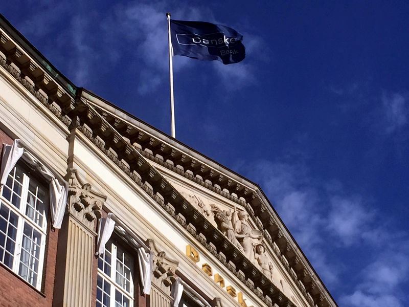 © Reuters. FILE PHOTO: General view of the Danske Bank building in Copenhagen