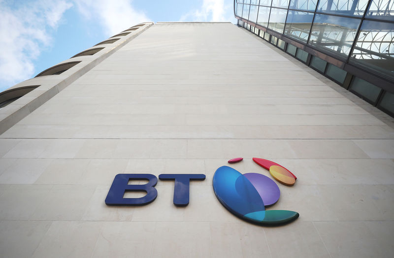 © Reuters. British Telecom (BT)'s headquarters is seen in central London