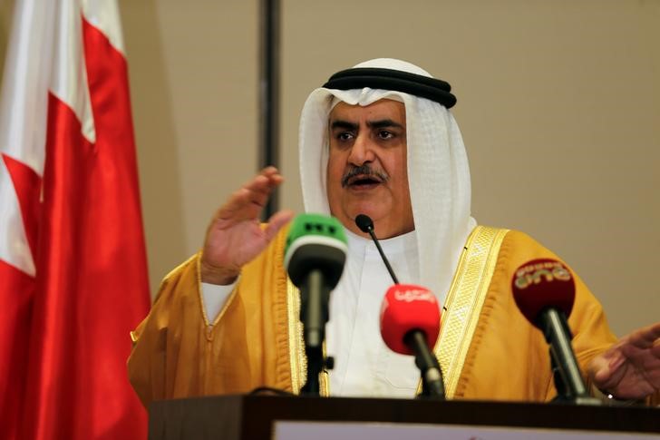 © Reuters. وزير خارجية البحرين: تحالف الشرق الأوسط الاستراتيجي سيكون في طور العمل العام المقبل