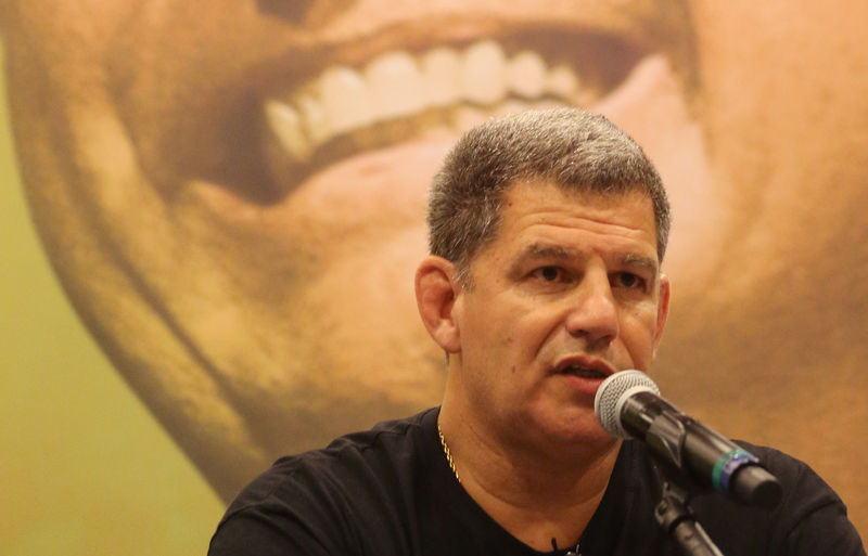 © Reuters. Gustavo Bebianno durante entrevista coletiva no Rio de Janeiro