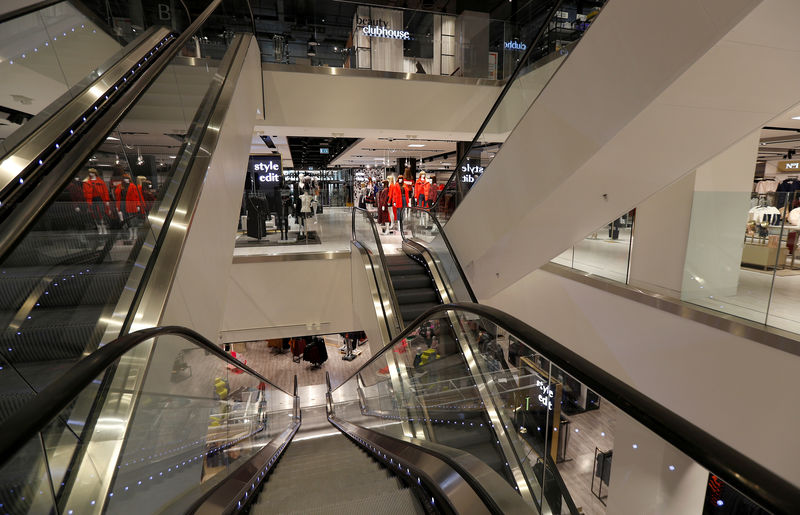 © Reuters. FILE PHOTO: New Debenhams department store at Intu Properties' Watford centre