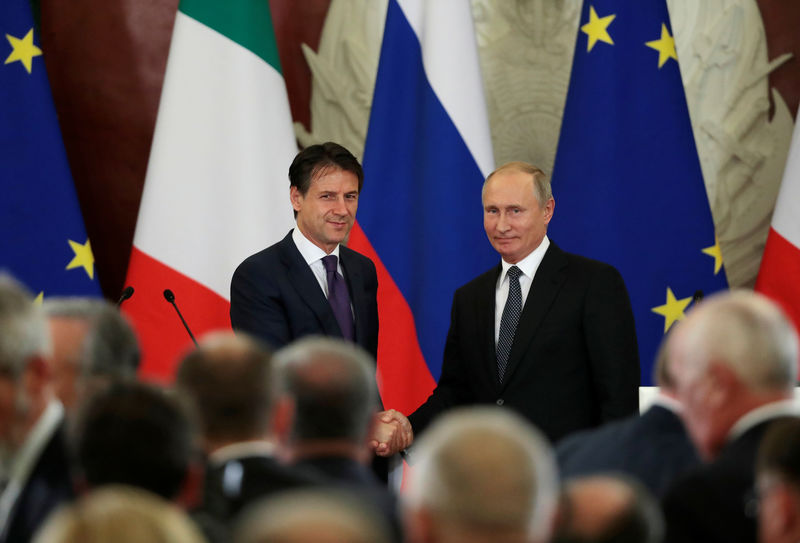 © Reuters. الكرملين: موعد زيارة بوتين لإيطاليا سيتحدد عبر القنوات الدبلوماسية