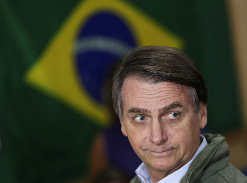 © Reuters. Imagen de archivo del presidente electo de Brasil, Jair Bolsonaro, en Río de Janeiro