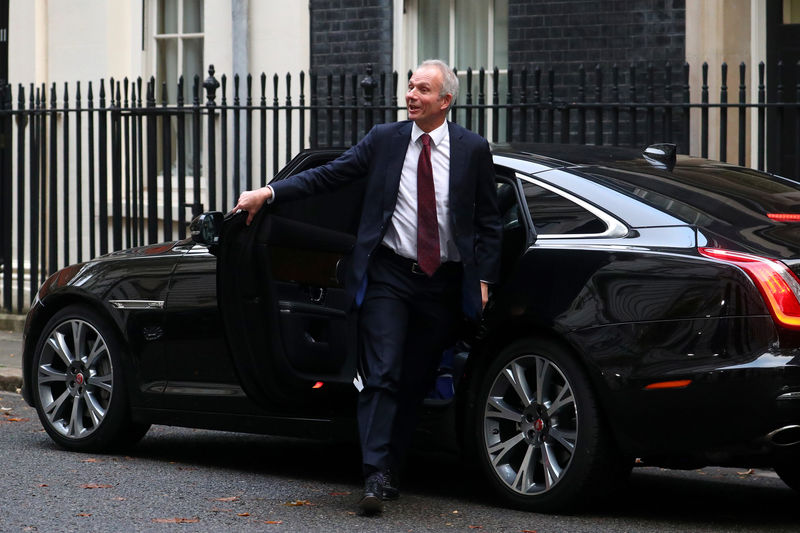 © Reuters. FILE PHOTO: Britain's Minister for the Cabinet Office David Lidington arrives in Downing Street, London